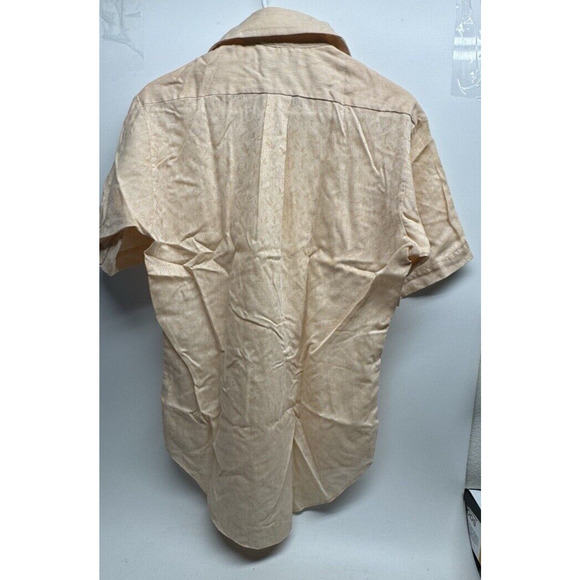 Vintage Sears Perma-Press Medium SHORT Sleeve SHIRT Wide Collar MADE IN JAPAN - Picture 3 of 11